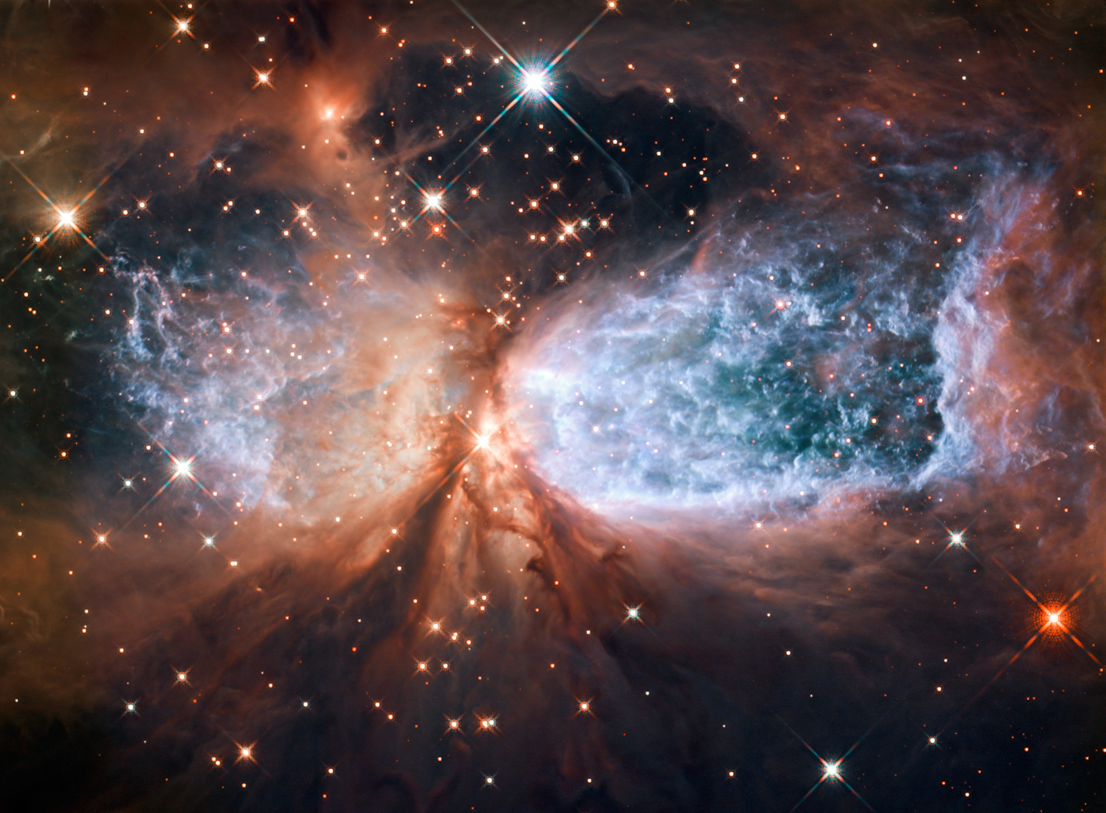 Hubble star-forming region S106